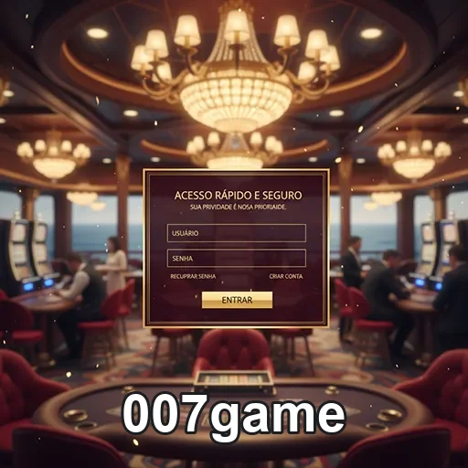 Usuário acessando o 007game em smartphone