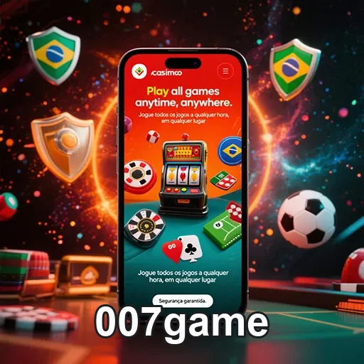 Usuário acessando 007game em smartphone com facilidade