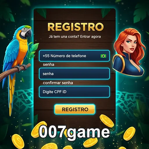 Imagem do cadastro VIP de serviços do 007game, proporcionando benefícios exclusivos aos jogadores.
