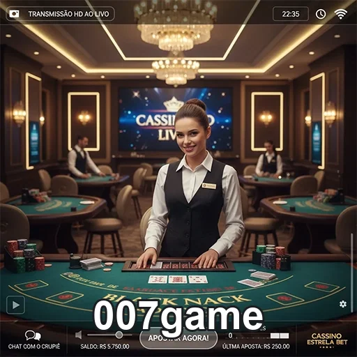 Jogador animado em frente a slots no 007game