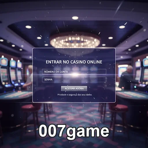 Login no cassino online 007game para uma experiência de jogos emocionante.